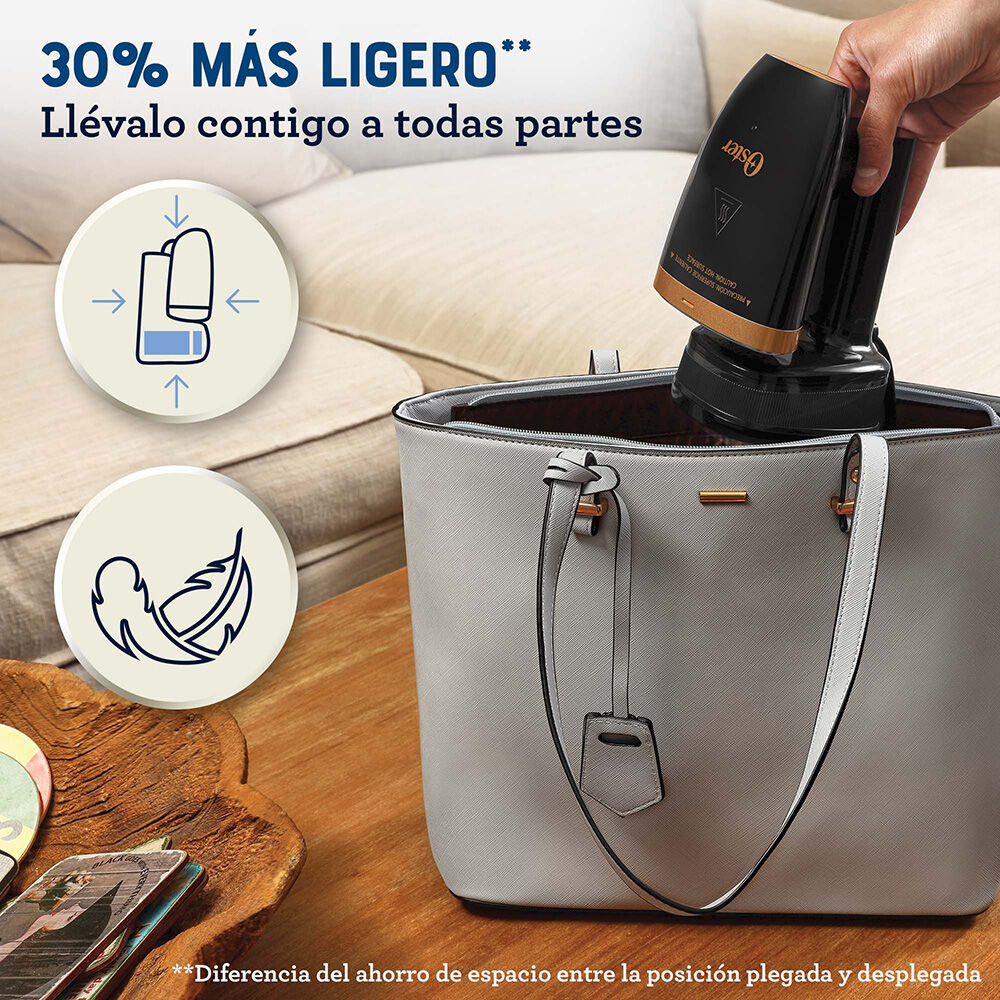Plancha A Vapor Vertical De Mano Plegable Oster Negro Gcstfs300 image number 3.0