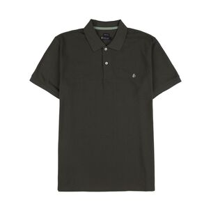Polera Básica Lisa Regular Manga Corta Cuello Piqué Hombre Herald