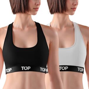 Pack Sost&eacute;n Peto Mujer Top / 2 Piezas