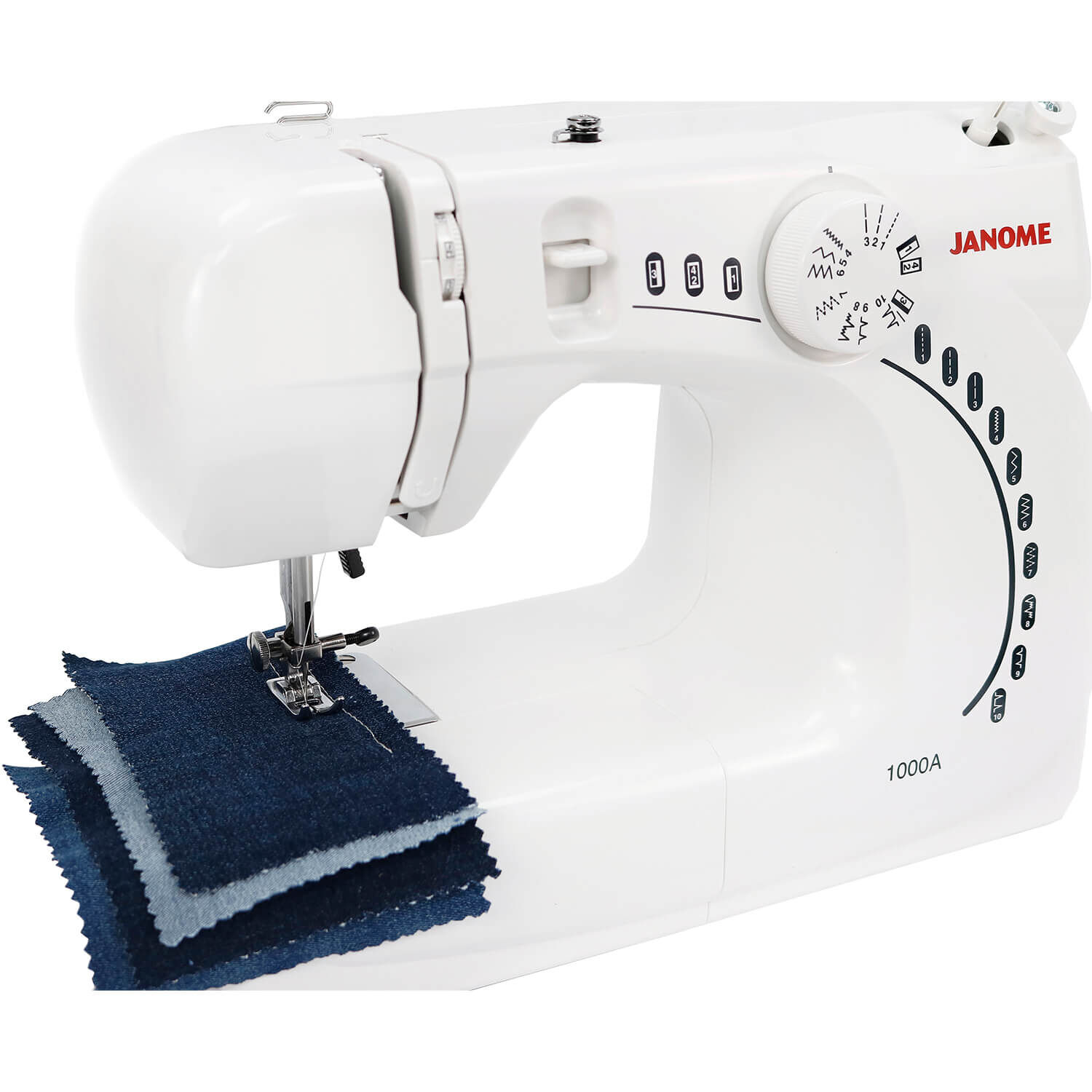 Combo Janome M&aacute;quina De Coser 1000a + M&aacute;quina Overlock 8002d image number 3.0