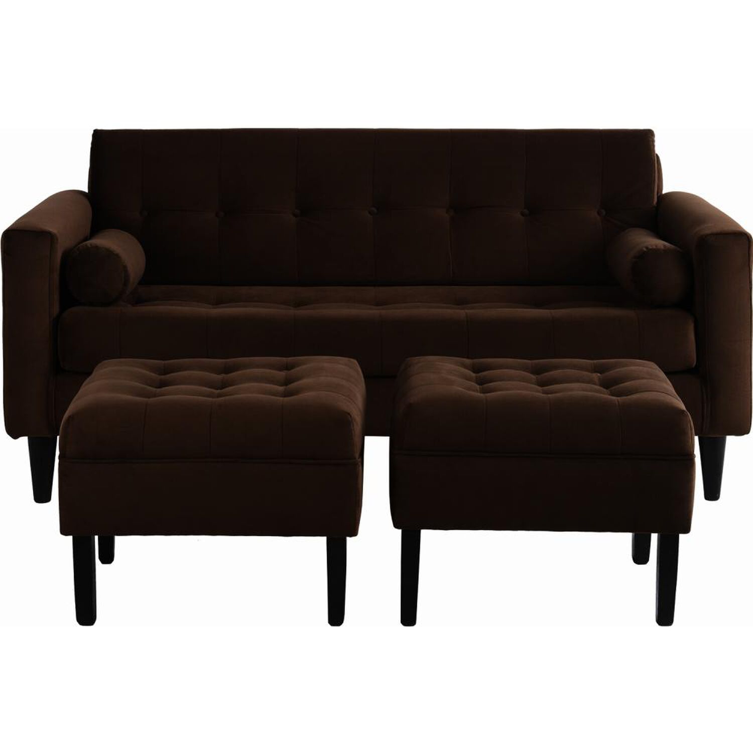 Sof&aacute; Bodevir Retro / 3 Cuerpos + 2 Pouf image number 0.0