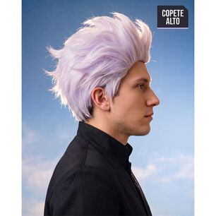Peluca Saturo Gojo Cosplay Jujutsu