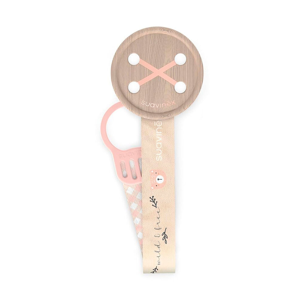 Broche Cinta Button Wild Rosa image number 0.0