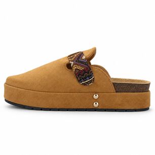 Zapato De Mujer Camel Casual Chalada Risco-3