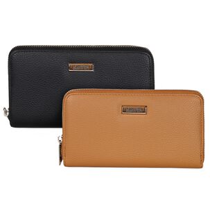 2 Billeteras De Mujer Calixta Negra Y Café Kenneth Cole