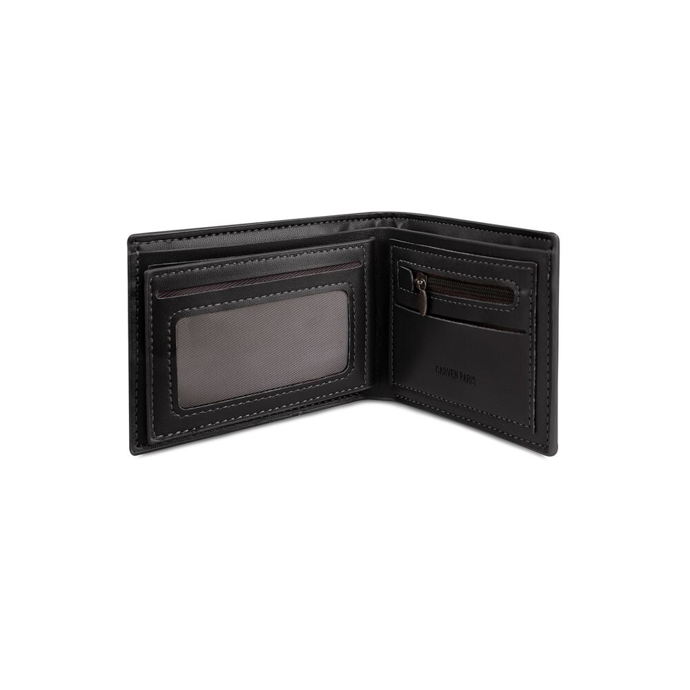 Billetera Hombre Gino Negra Con Monedero Carven Paris image number 6.0