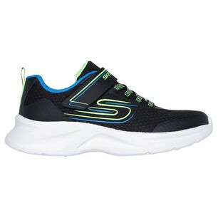 Zapatilla Infantil Ni&ntilde;o Skechers Dynamatic Negro/azul