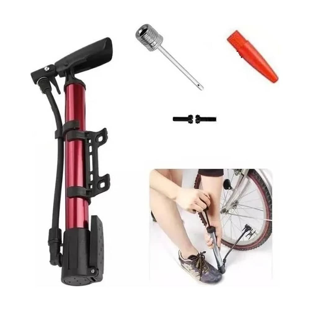 Mini Bombin Aluminio Y Pvc Para Bicicleta Y Pelotas image number 6.0