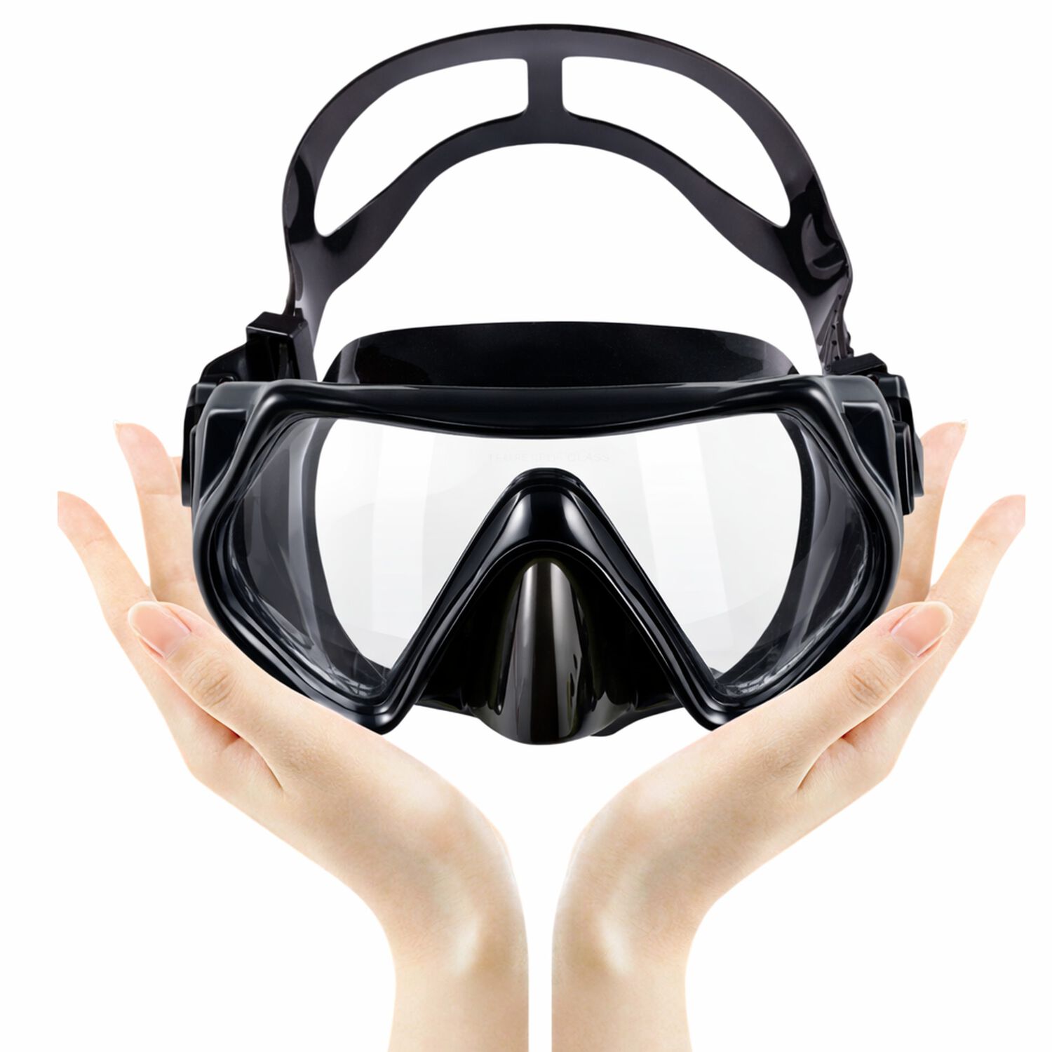 Mascara De Buceo Anti Fugas De Vidrio Templado Con Snorkel image number 2.0