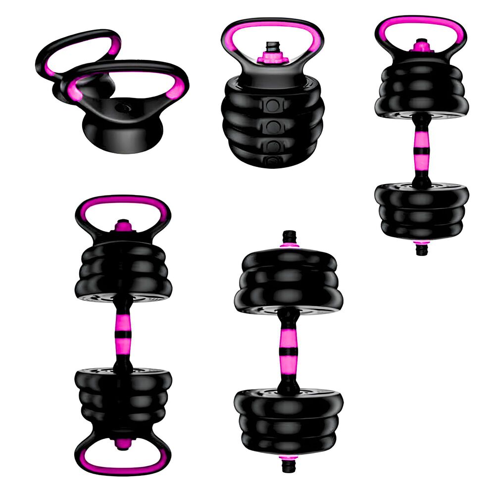 Set Mancuernas Convertible A Barra Ajustables 10 Kg image number 1.0