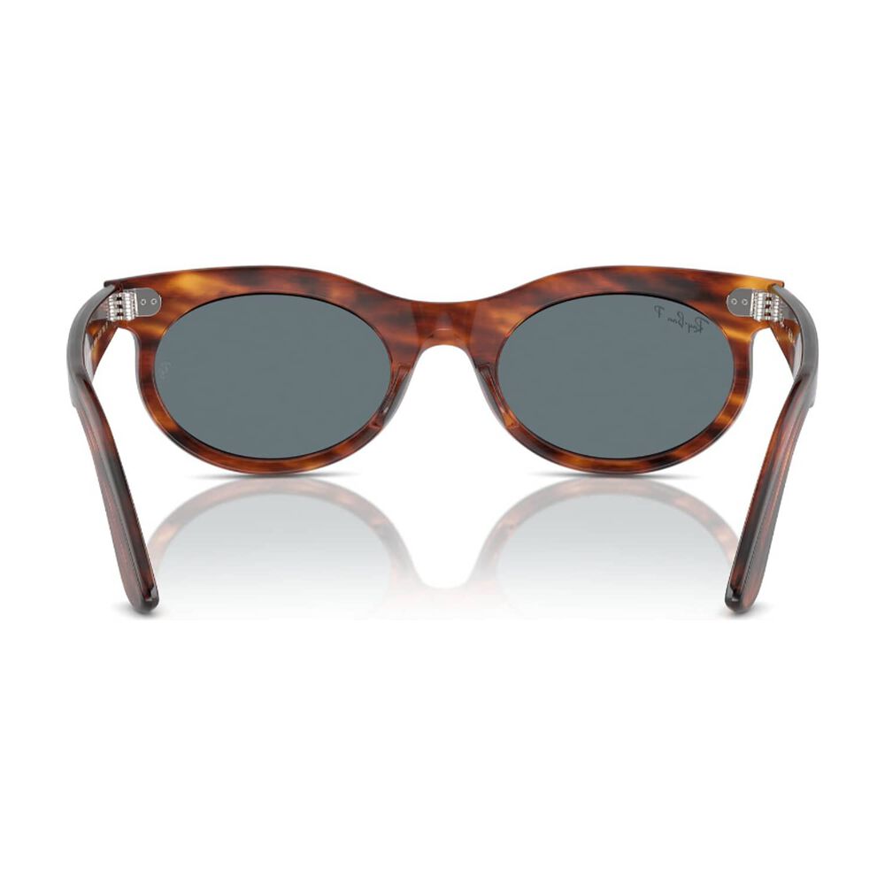 Lentes De Sol Wayfarer Oval Havana Rayado Polarizados Ray-ban image number 3.0