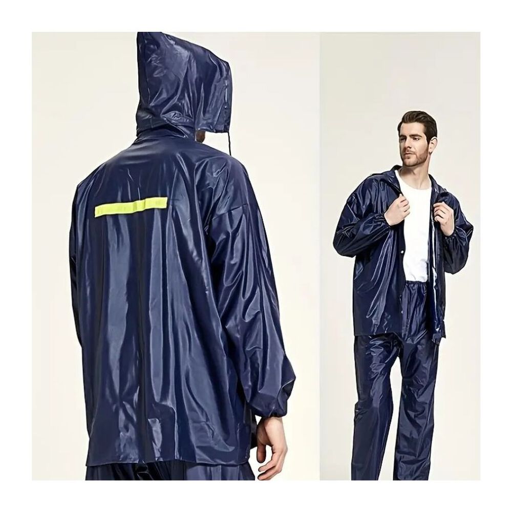 Conjunto Chubasquero Impermeable Pantalon Chaqueta Poncho image number 1.0