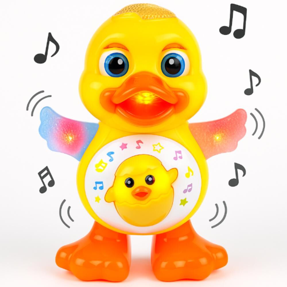 Pato Bailarín Con Luces Led Y Música Juguete Interactivo image number 7.0