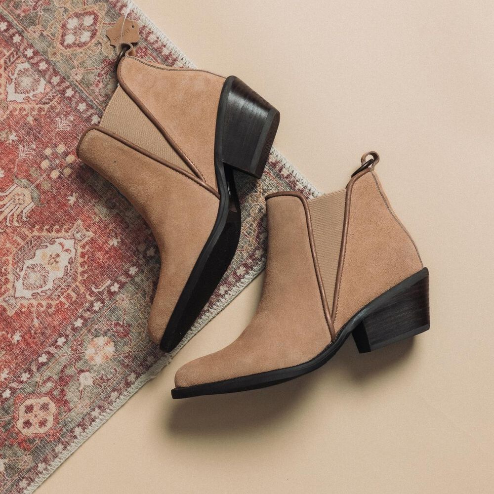 Botín Cuero Cardiff Camel image number 0.0