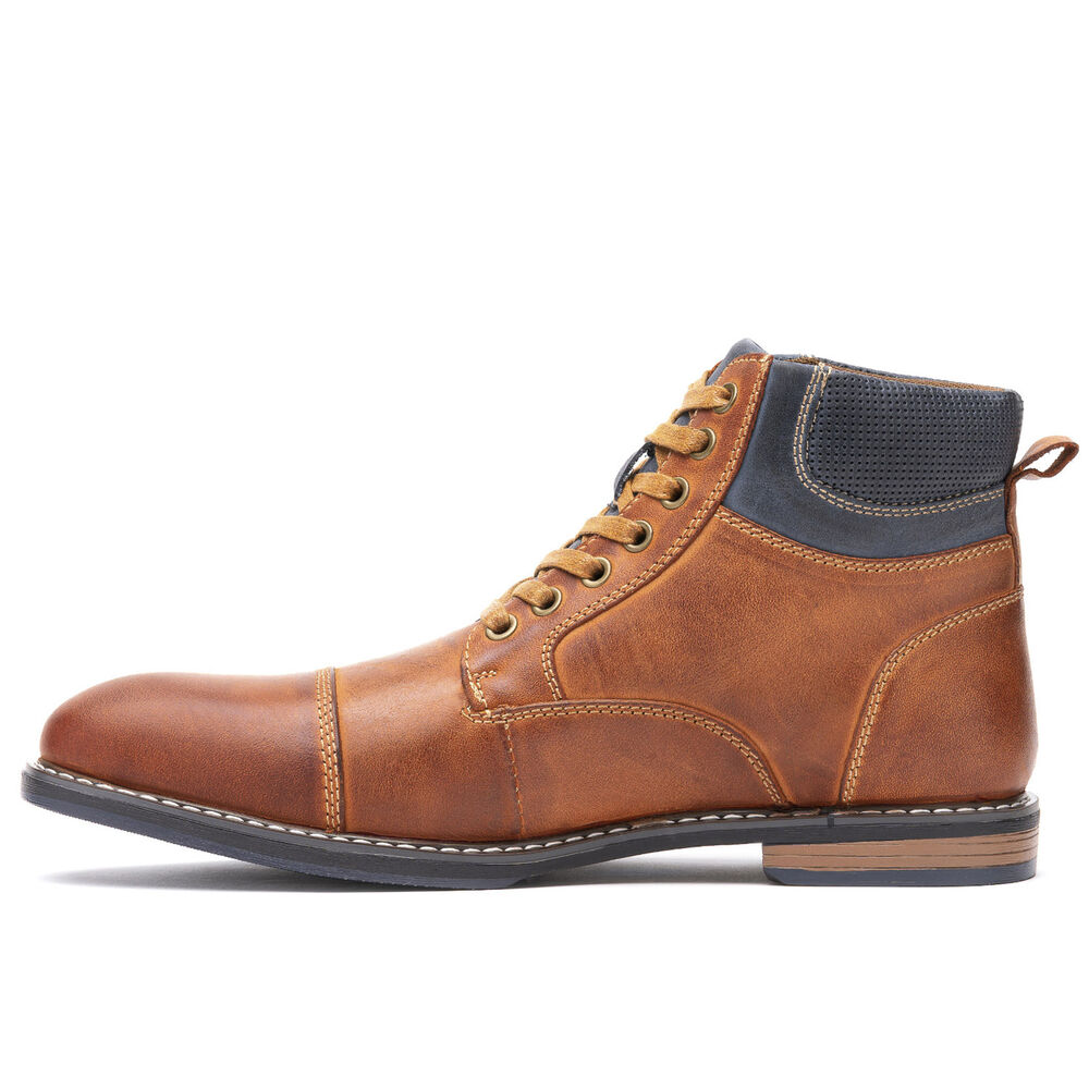 Botín Cuero Hombre Ambros Café Zameta image number 1.0