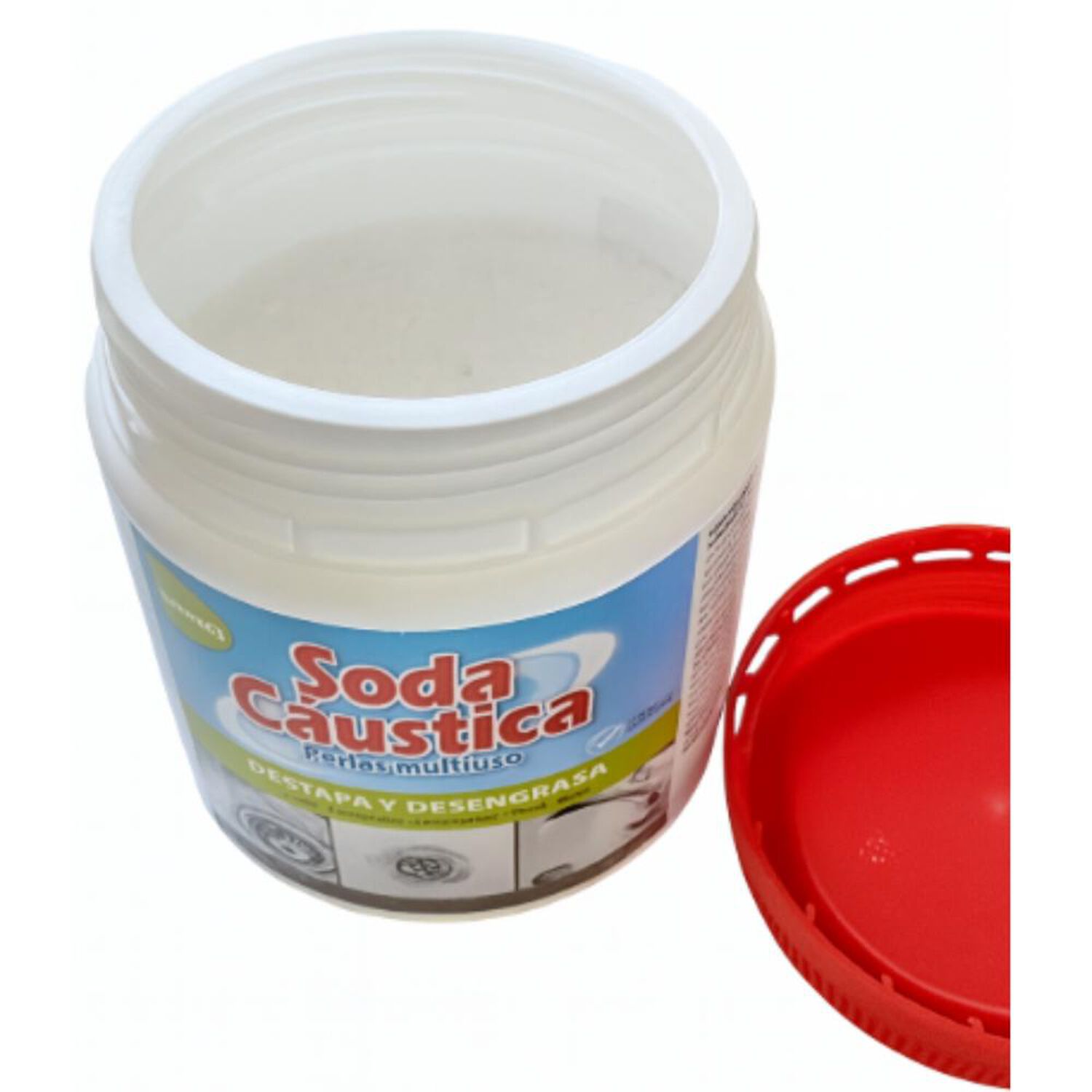 Soda C&aacute;ustica En Perlas Pote 1/2kg Passol Original image number 1.0