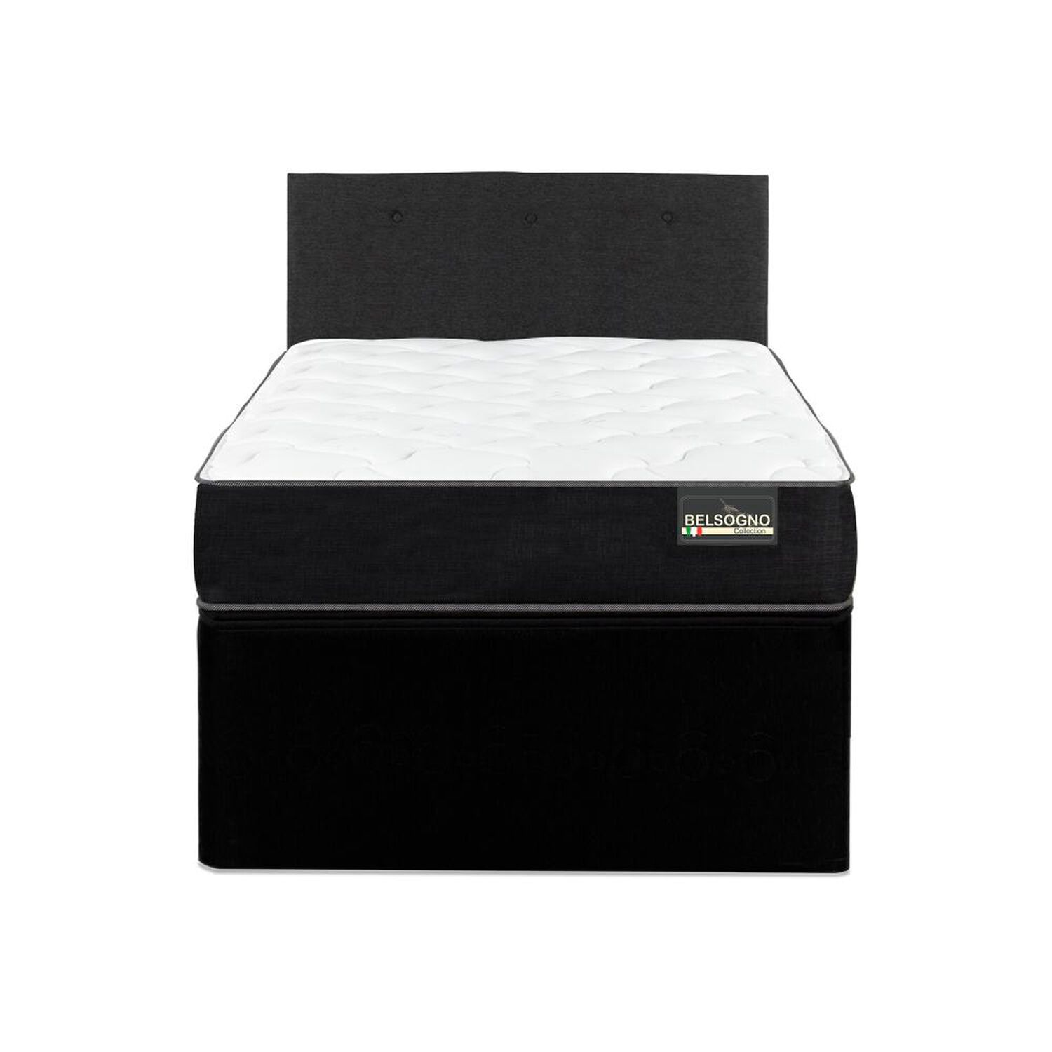 Cama Nido Belsogno One Black / 1 Plaza / Base Normal image number 0.0