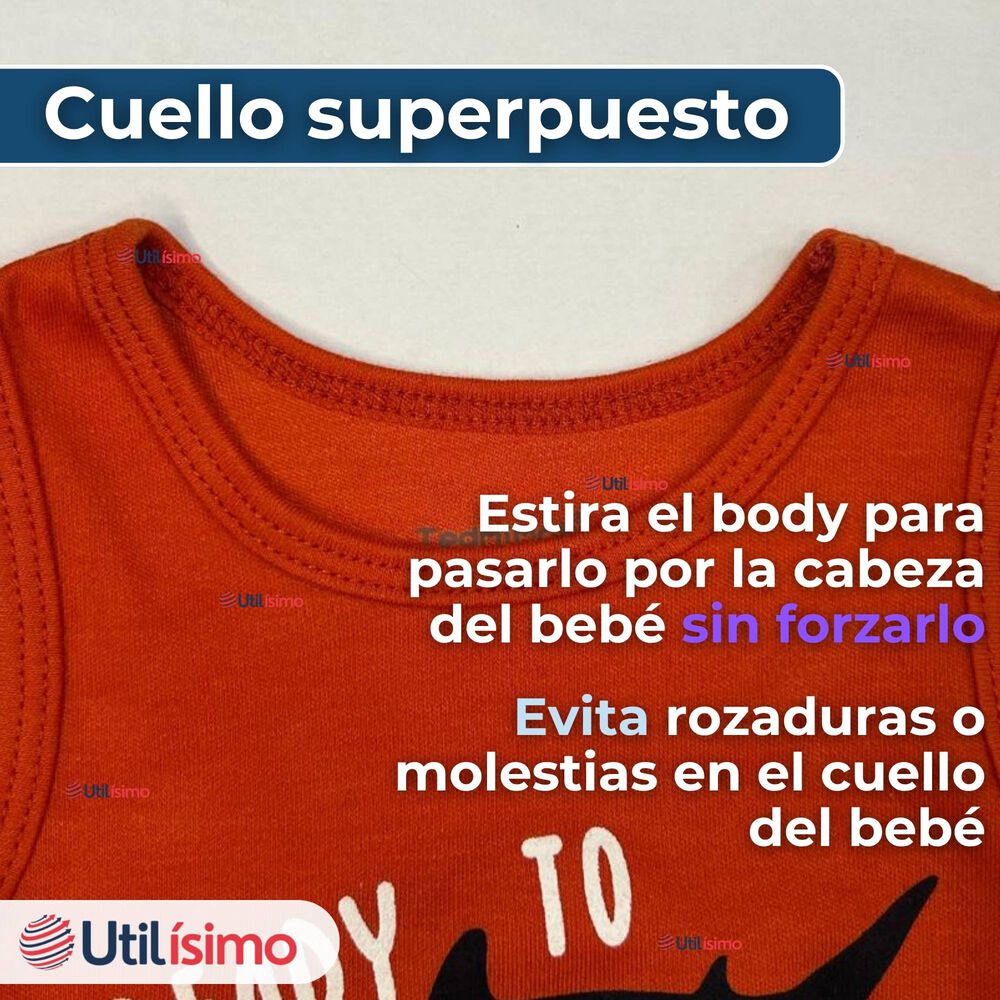 Pack 5 Bodys Niño Sin Manga Tedmimak 100% Algodón Baby Shark image number 4.0