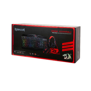Pack Gamer Redragon Mouse + Teclado + Padmouse S101 Rgb