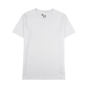 Polera Lisa Slim Manga Corta Cuello Redondo Hombre Skuad