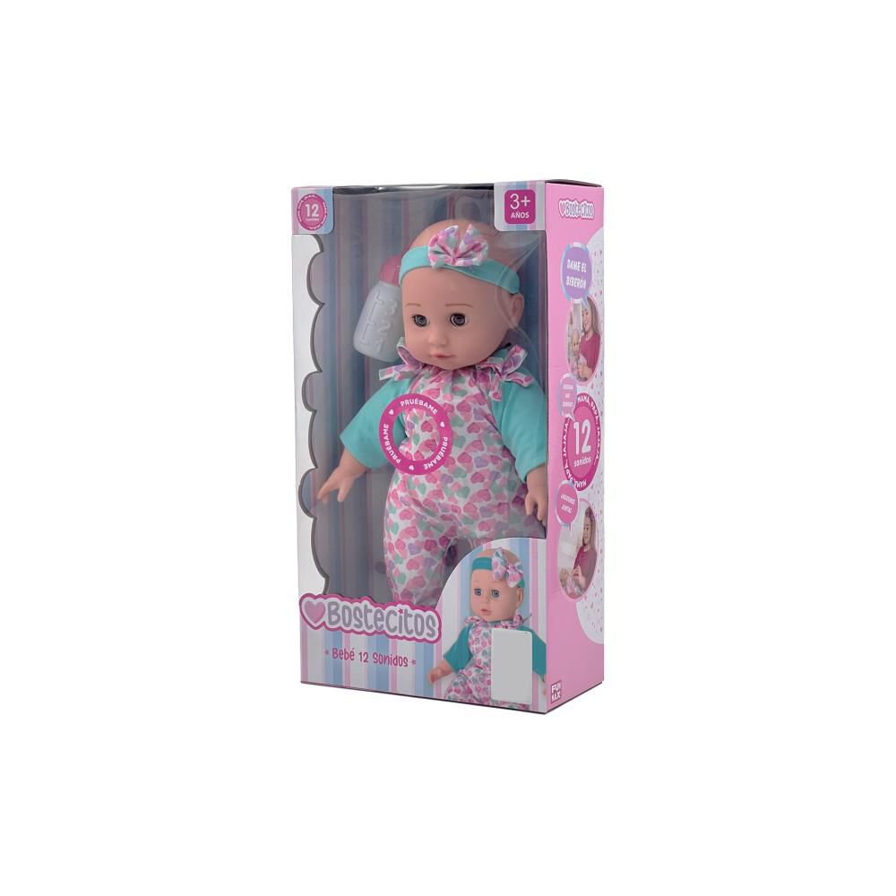 Muñeca Baby Doll Bostecitos 36 Cm 12 Sonidos image number 4.0