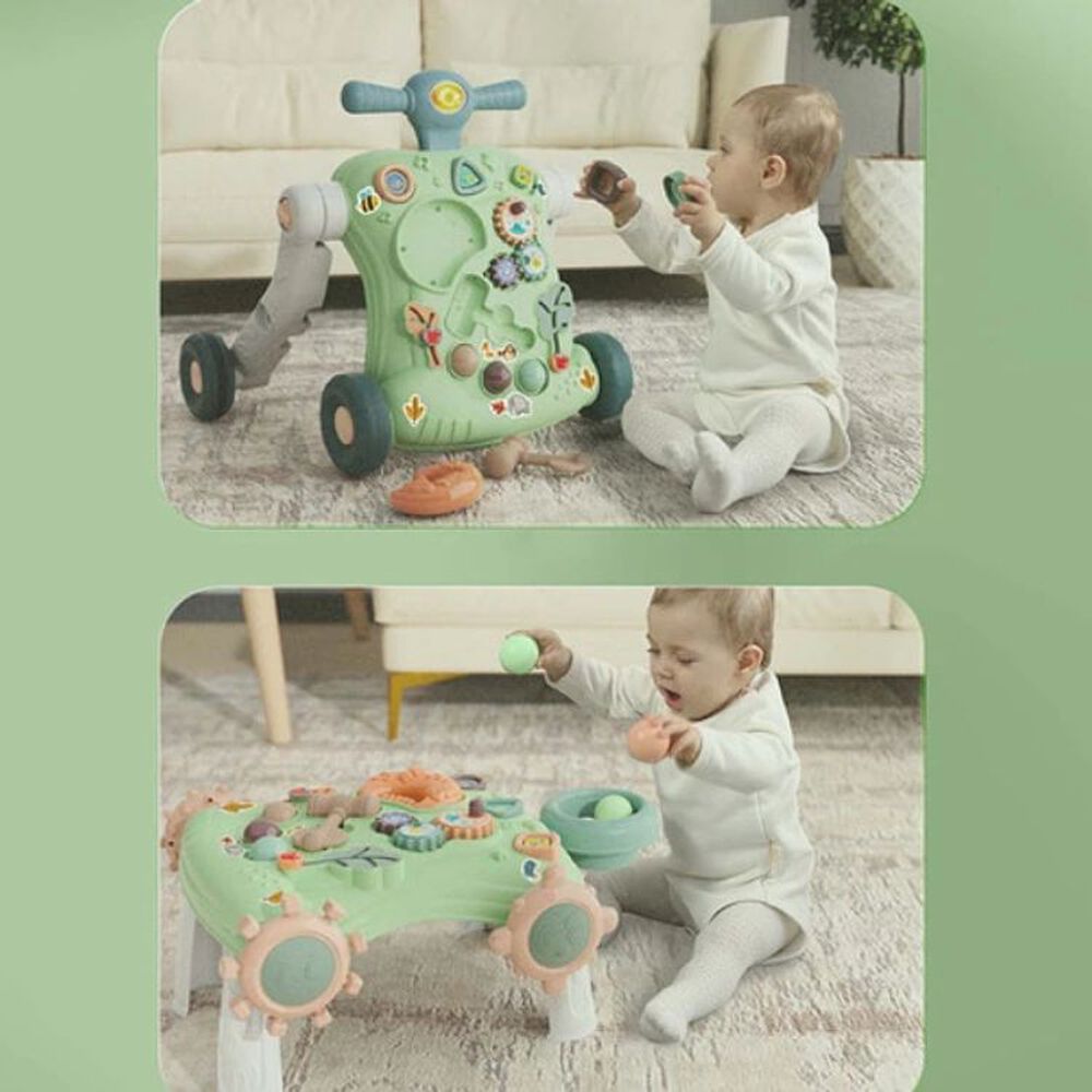 Andadera Musical Con Tablero De Juegos Port&aacute;til 6 En 1 image number 4.0