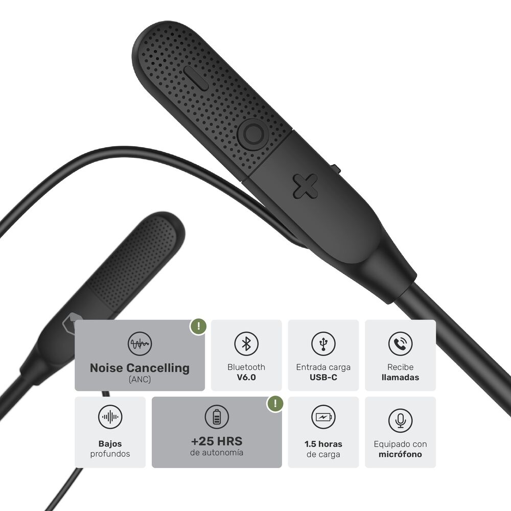 Audifonos Inal&aacute;mbricos Bluetooth Deportivos Enc Tuneair image number 3.0