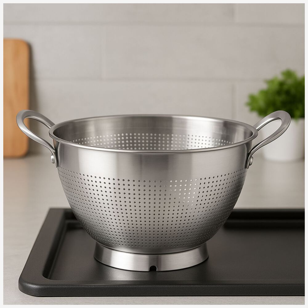Colador Alto 24cm Acero Inox Cuiner Plateado image number 0.0