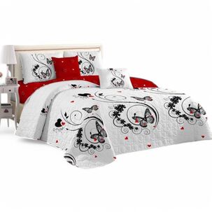 Cubrecama De Verano 2 Plazas Quilt + 2 Fundas De Almohada Cobertor Delgado Qvr2-99
