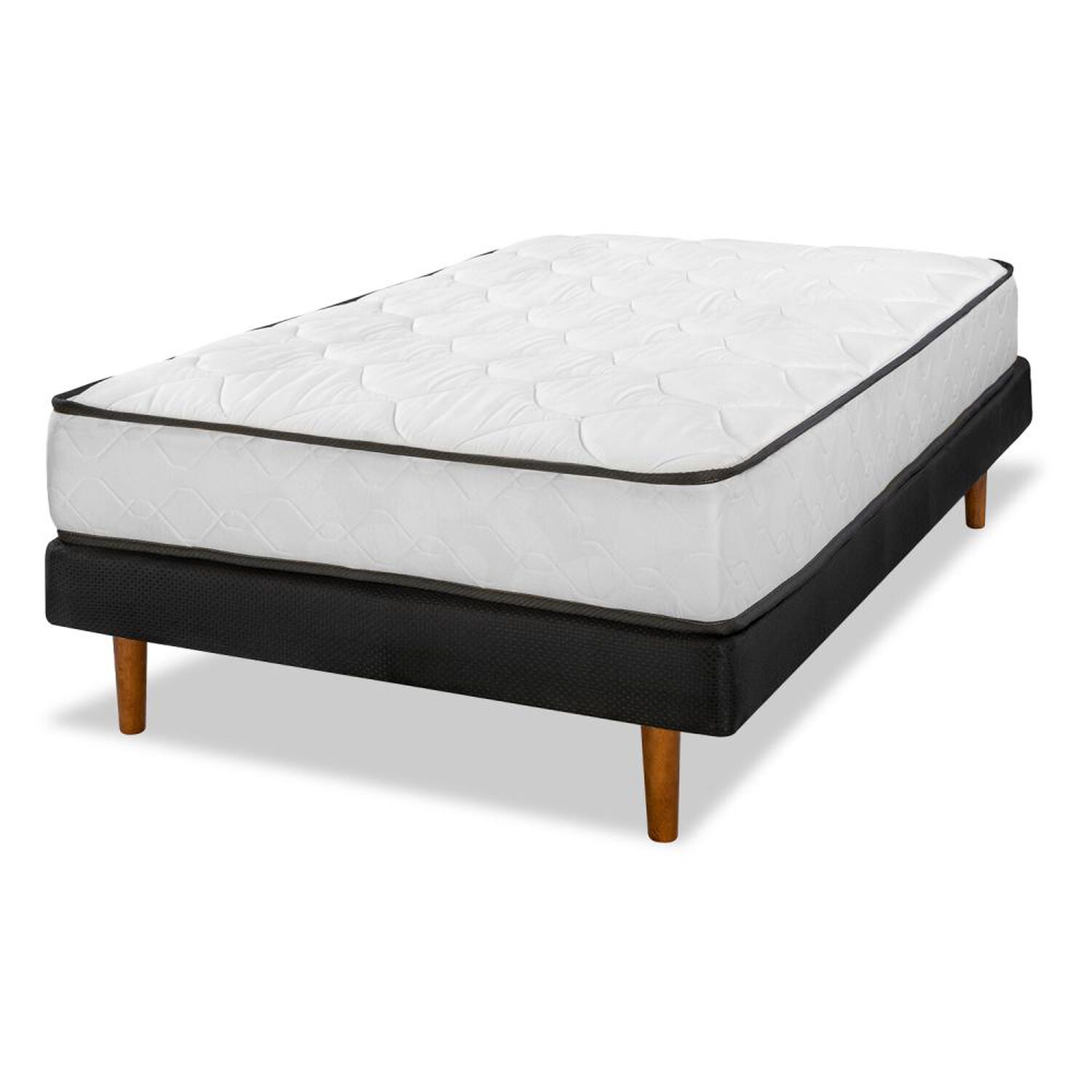 Cama Europea Flex New Simple / 1 Plaza / Base Normal image number 0.0