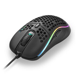 Mouse Gamer Usb Rgb 6b 6400 Dpi Honeycomb