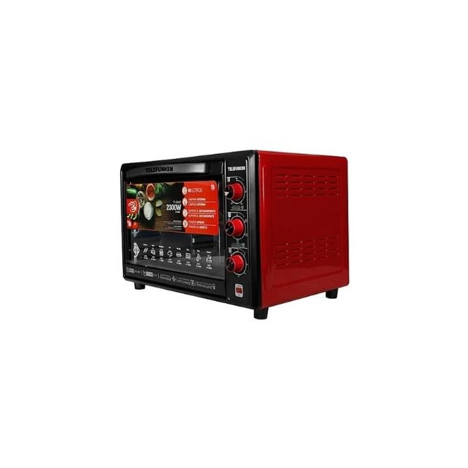 Horno El&eacute;ctrico Telefunken Tf E650c 60 Lts 2300w Horno Certificado image number 1.0