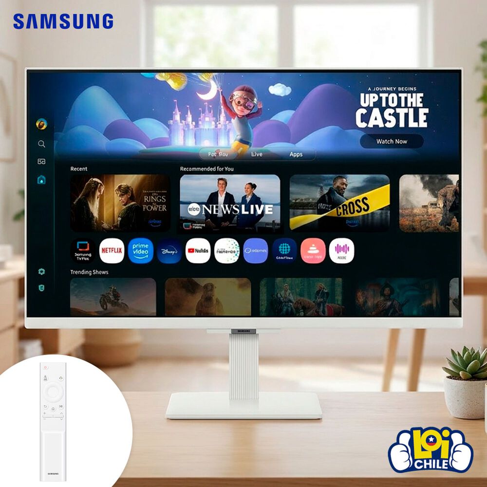 Monitor Smart Samsung 32" M5 M50f Fhd Con Control Remoto image number 7.0