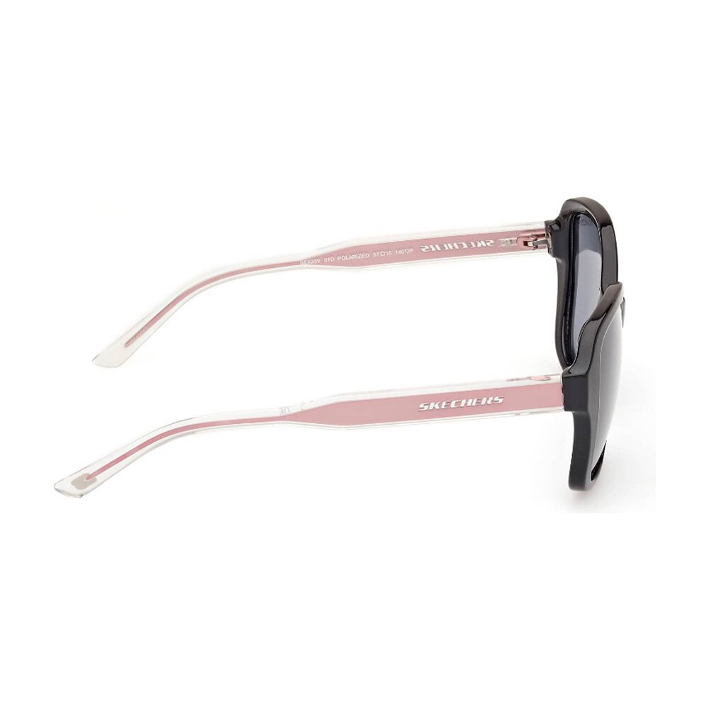 Lentes De Sol Negro Brillante Polarizados Skechers image number 6.0