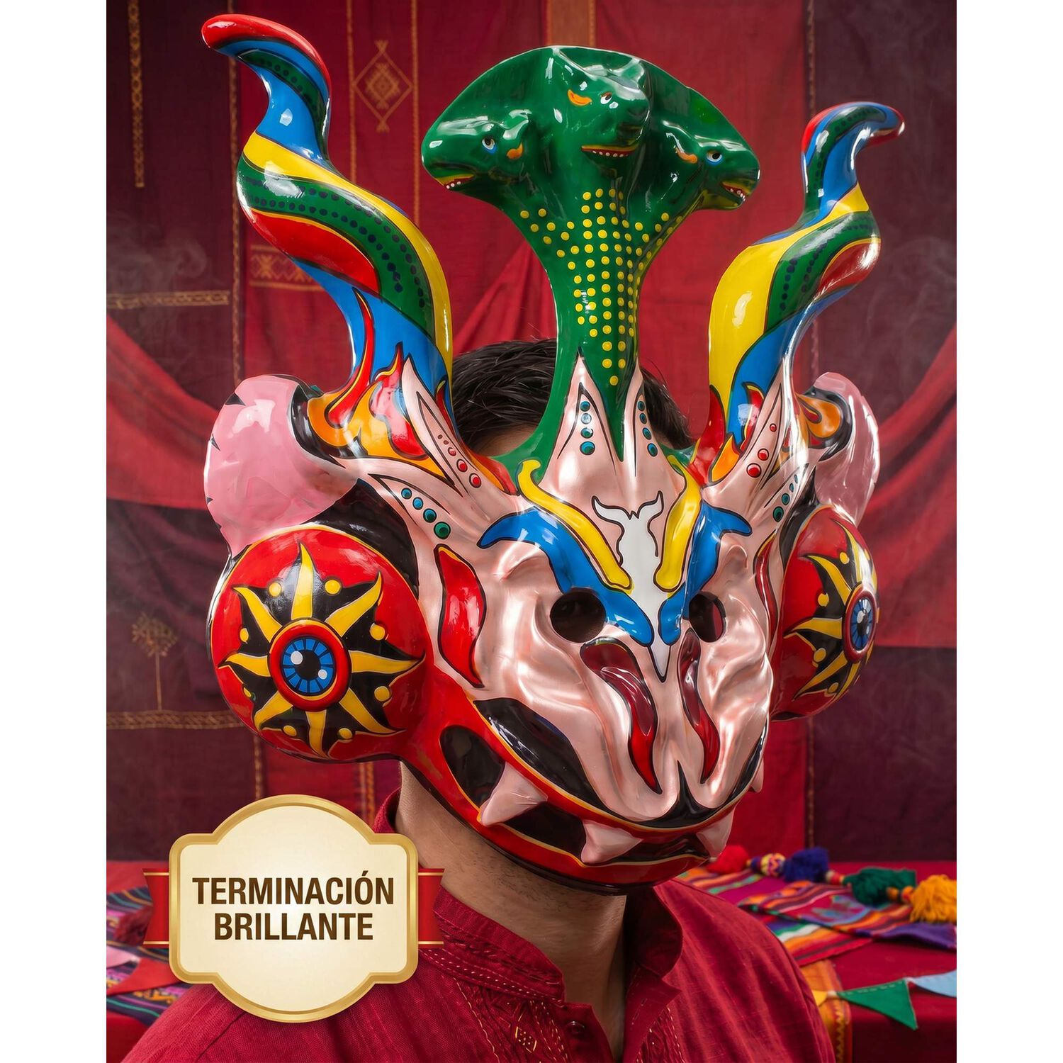 Pack 15 Mascaras Fiesta De La Tirana Diablada image number 3.0