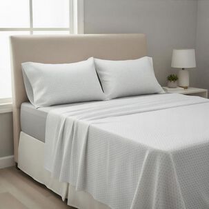 Juego De S&aacute;banas Rosen Microfibra Auray / 2 Plazas