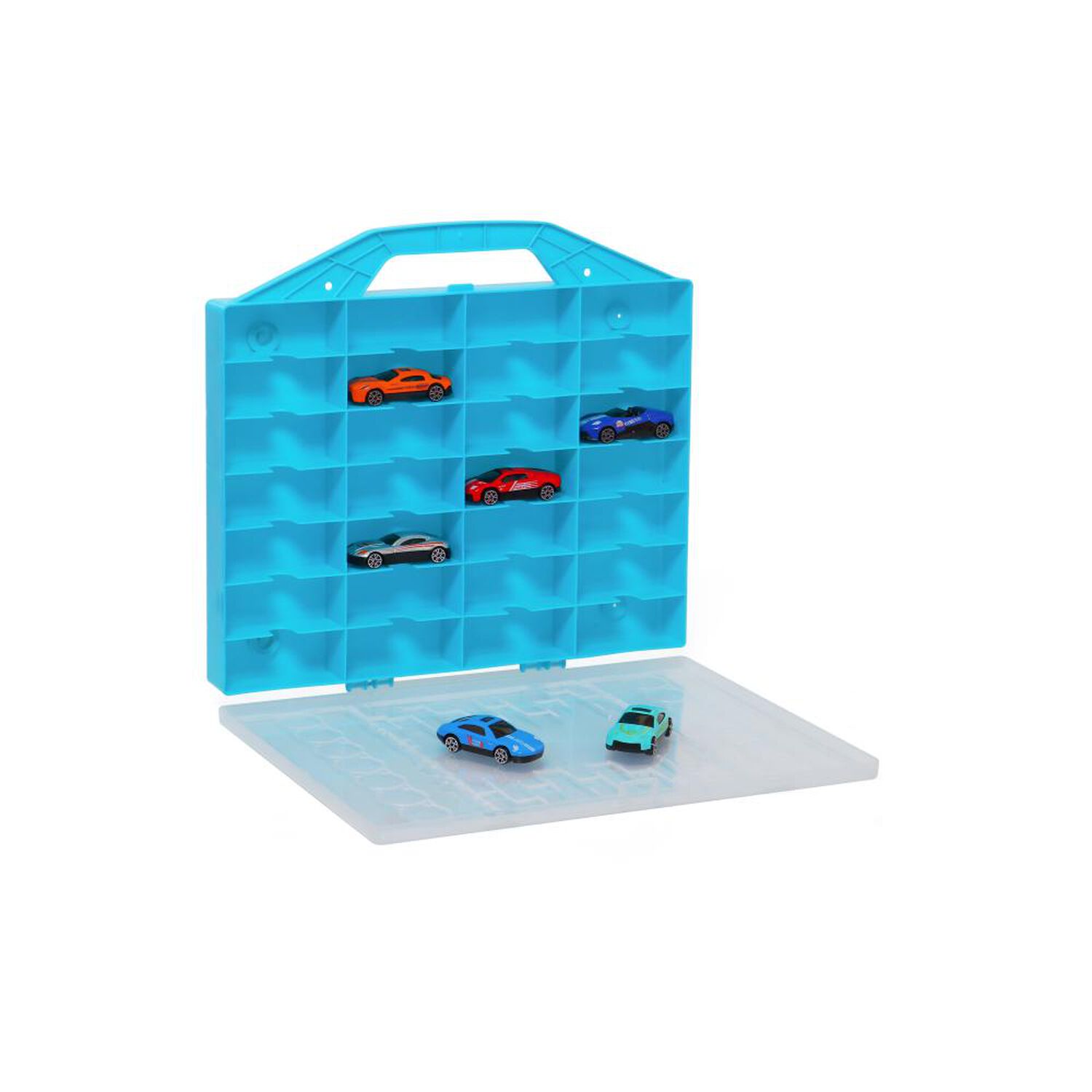 Caja Organizadora Con 6 Autos De Metal Happyline image number 4.0
