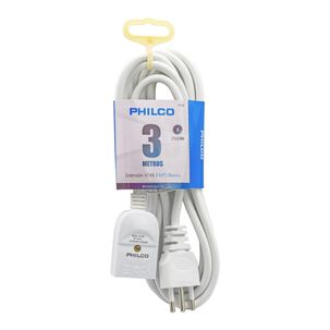 Alargador Extension 3mts 2500w Blanco Xt50