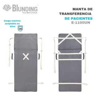 Manta De Transferencia De Pacientes (130x50)-color Gris