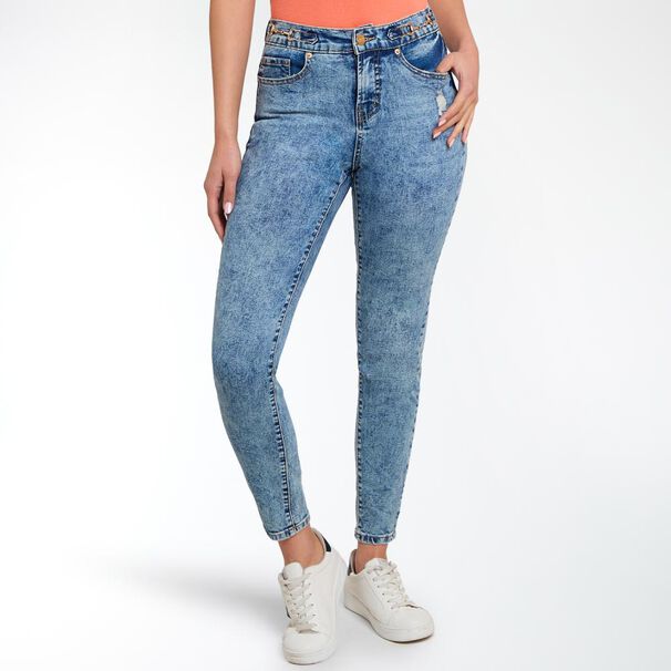 KIMERA JEANS CON HEBILLA TIRO MEDIO SKINNY MUJER KIMERA