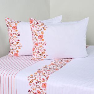 Juego De S&aacute;banas American Family Tropico / 2 Plazas / 144 Hilos