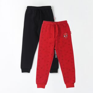 Bipack Pantal&oacute;n De Buzo Ni&ntilde;o Spiderman Negro Marvel