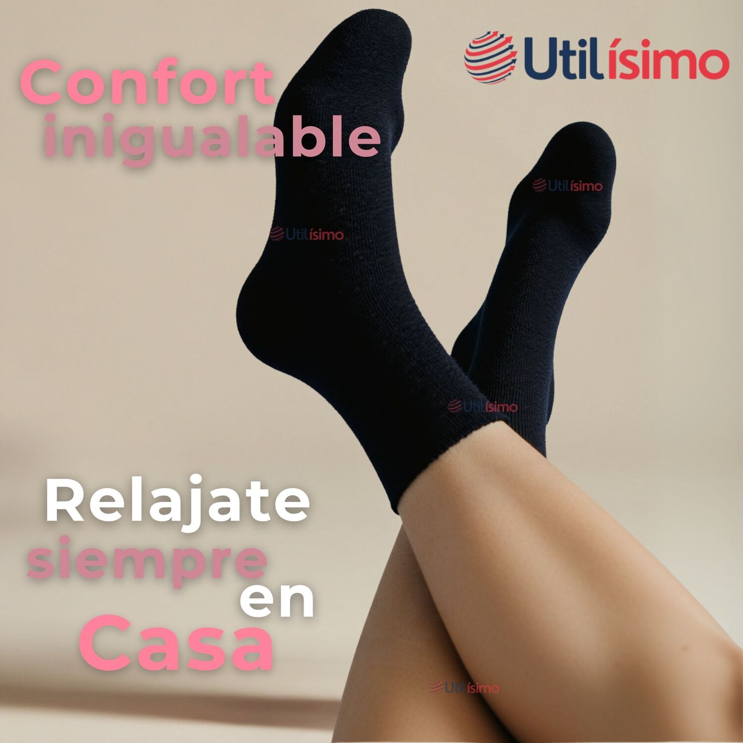 Pack 6 Calcetines T&eacute;rmicos Extra Suaves Chenille Cozy Mujer Surtido image number 6.0