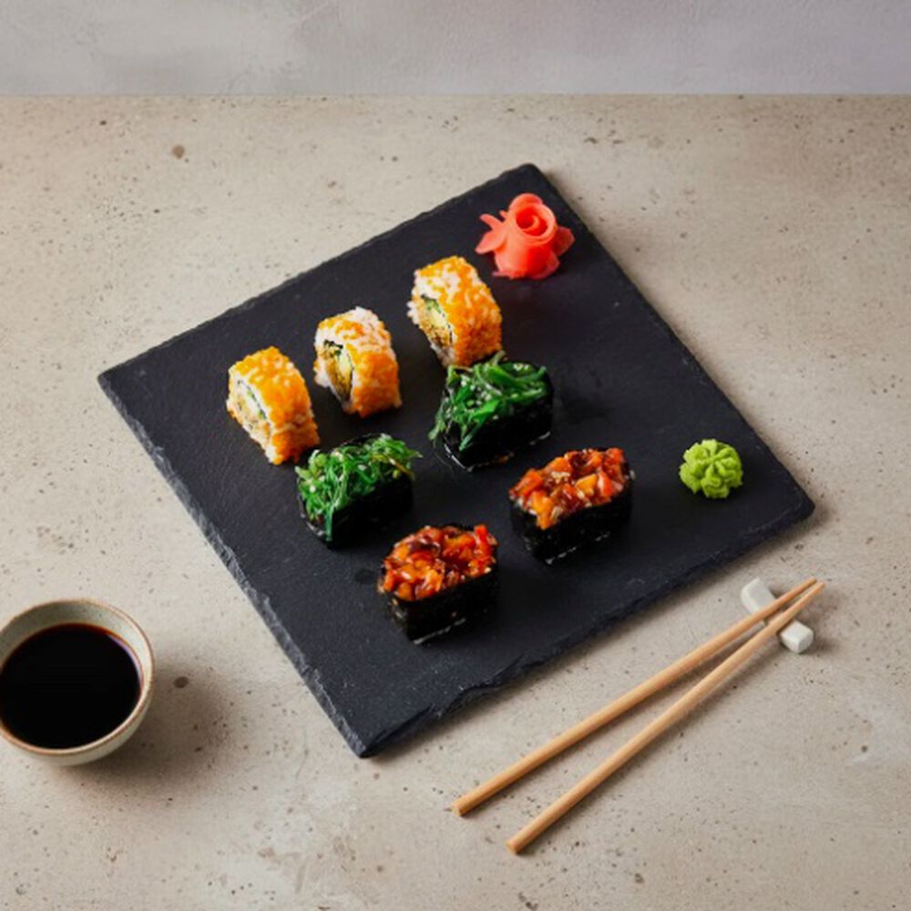 Plato Cuadrada Natural Plancha Piedra image number 0.0