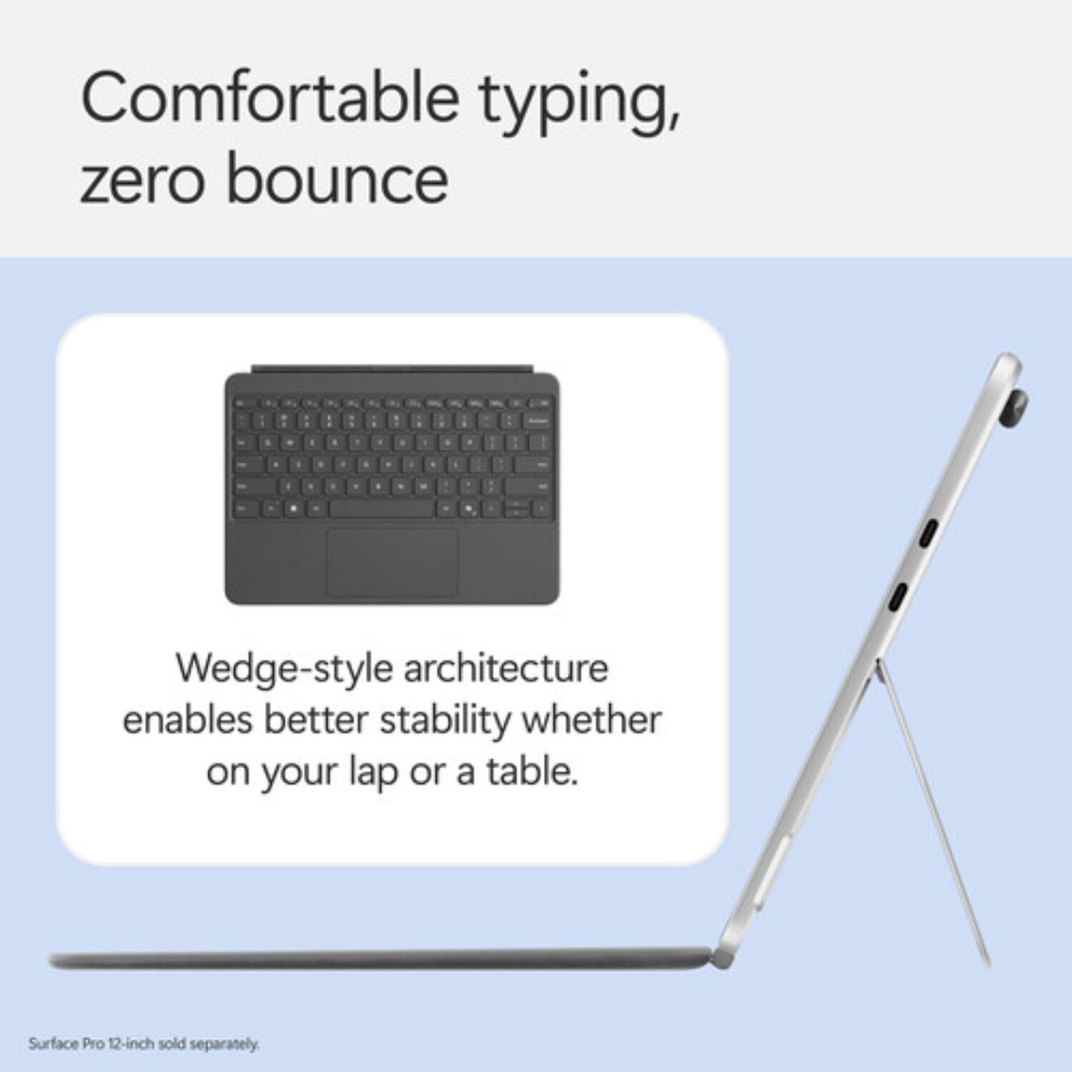 Surface Pro Cobertor Teclado Ingl&eacute;s Para Surface Pro 12" - Slate image number 5.0