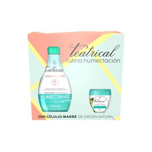 Pack Teatrical agua Micelar 600 Ml + Crema Humectante 100 Gr