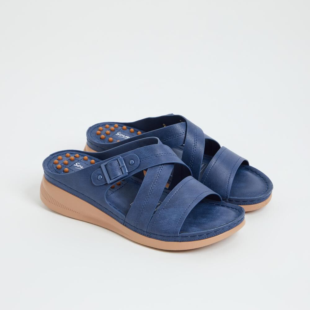 Sandalia Mujer Sormani Azul image number 0.0