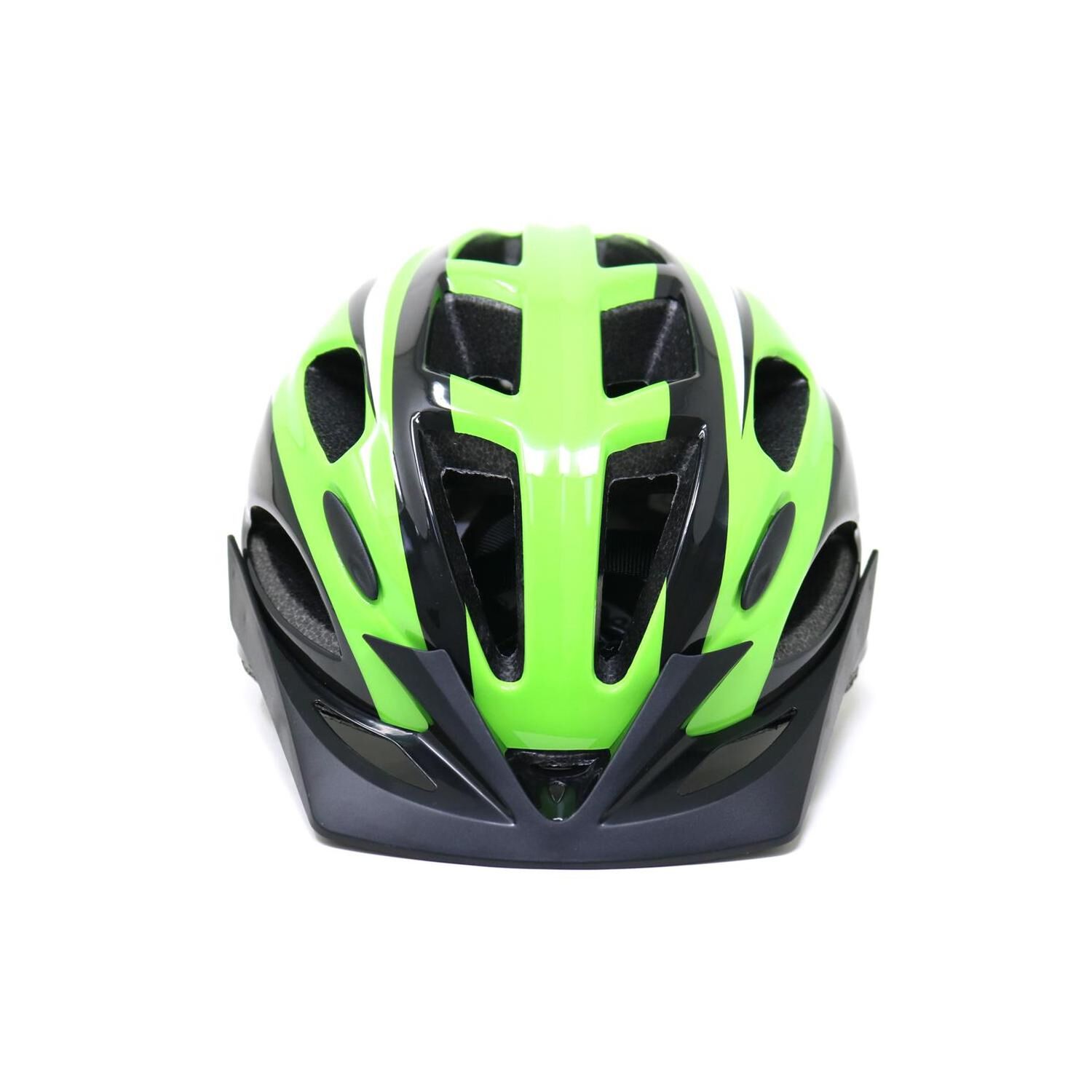 Casco Radical Mountain Mtb Con Luz Verde Negro L 58-61cm image number 1.0