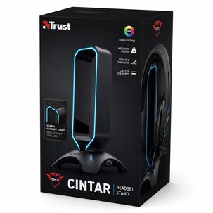 Soporte Stand Gamer Rgb Para Aud&iacute;fonos Trust Gxt 265 + Hub