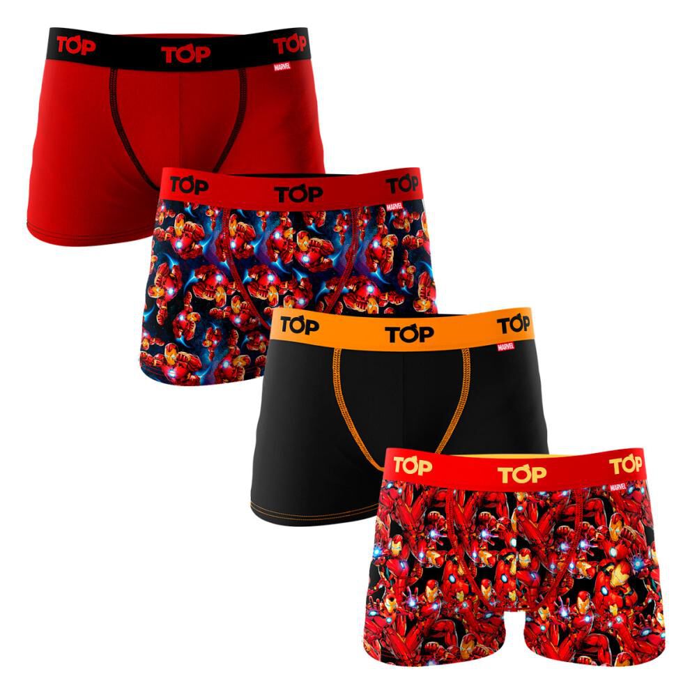 Pack Boxer Niño Top / 4 Unidades image number 0.0